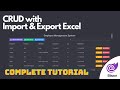 [COMPLETE] Blazor Tutorial .NET 8  CRUD, Import & Export Excel File