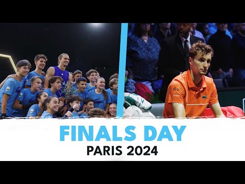 FINALS DAY: Behind-The-Scenes As Zverev Wins Historic Title At Rolex Paris Masters