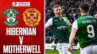 Hibernian 2-0 Motherwell | McNulty Scores 1st as Hibs Win Comfortably | Ladbrokes Premiership