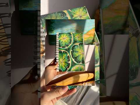 Lime art process: #art #artprocess #lime #satisfying #alcoholmarkers #ohuhumarkers
