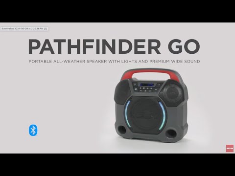 ION Audio Pathfinder™ Go - Portable All-Weather Speaker with Lights and Premium Wide Sound