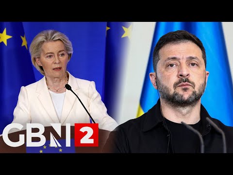 WATCH: EU's von der Leyen meets with Ukraine's Zelenskiy in Brussels