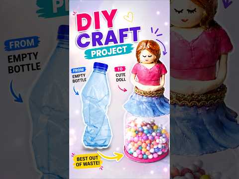 Turn Waste into Something Beautiful 🌸 #diycraft