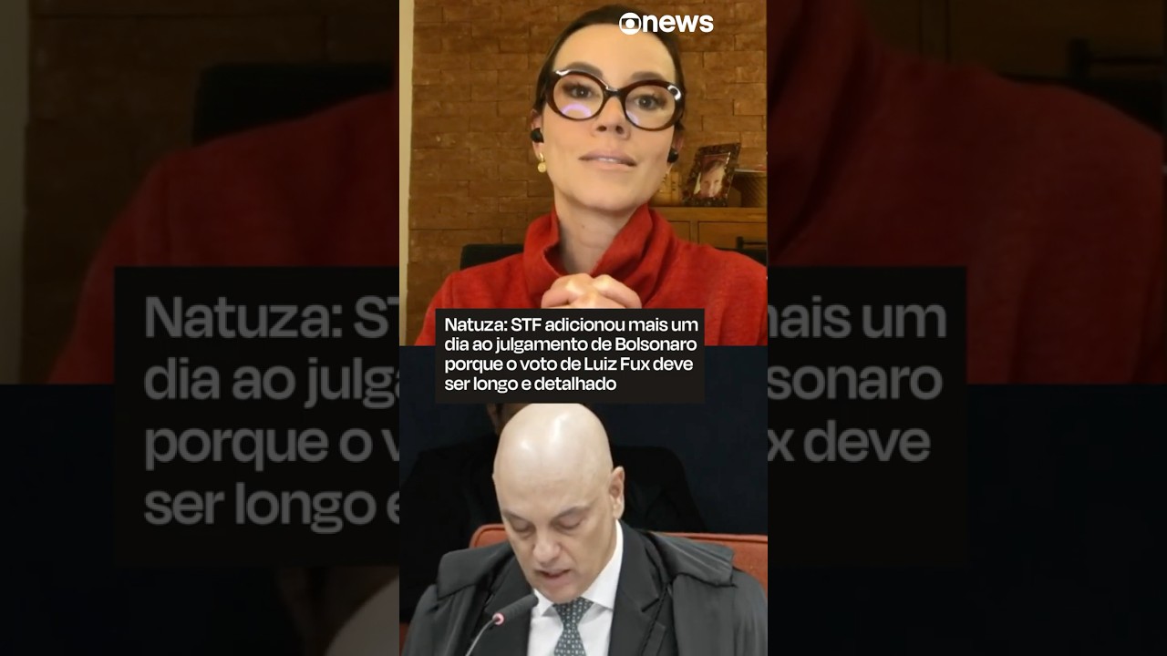 Natuza STF adicionou mais um dia ao julgamento de Bolsonaro porque o voto de Fux deve ser longo