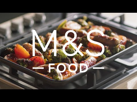 marksandspencer.com & Marks and Spencer Discount Code video: Tom Kerridge's Sausage and Vegetable Tray Bake | Remarksable Value Meal Planner | M&S FOOD