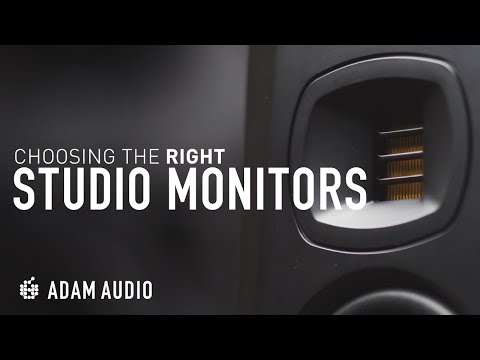 How to Choose the Right Studio Monitors for You | ADAM Audio