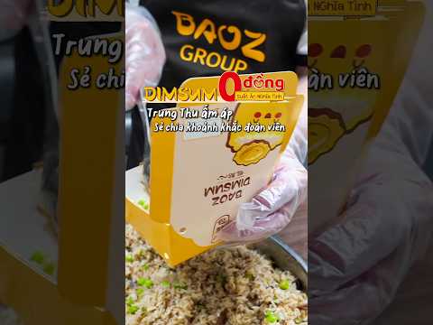 Mùa Trung Thu thật khác khi niềm vui bắt đầu từ yêu thương được gửi trao 💝 #BaozDimsum #Dimsum0đồng