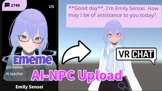 【VRChat】AI-NPC Upload Guide (Tutorial)