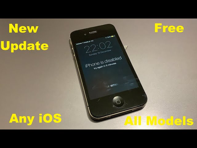 How To Hard Reset Iphone 4s When Disabled