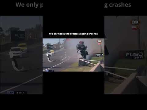 Maybe the craziest racing accident , but drive is ok 😱💣 #crash