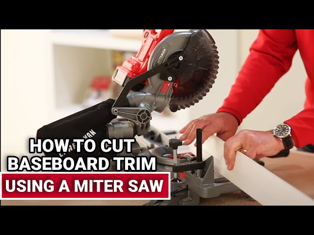 How To Cut Baseboards With A Miter Saw - To Get Ideas