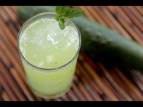 Agua fresca de pepino con limón y menta - UCvg_5WAbGznrT5qMZjaXFGA