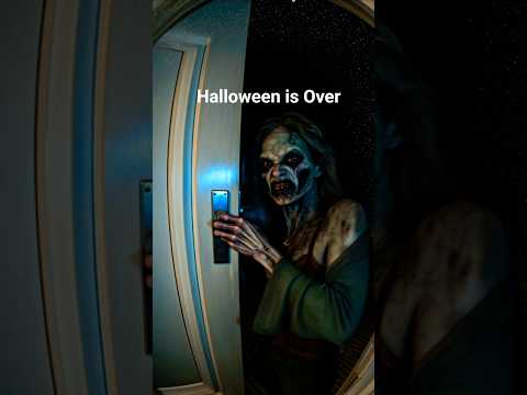 Halloween Doorbell Cam Footage  #trending #halloween #funny #viral #shorts #camera #scary #zombie