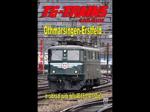 Cabine rit  met een / Cab ride with an Ae 6/6 locomotive: Othmarsingen  - Erstfeld