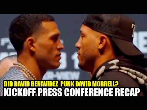 Did David Benavidez PUNK David Morrell? • Kickoff Press Conference RECAP