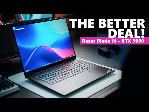 Video: 1000$ less and almost as fast? - Razer Blade 16 + RTX 5080 review