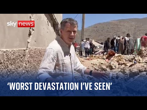 'The worst devastation I've seen': Sky News reports from Moroccan village destroyed by earthquake