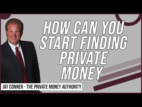 How Can You Start Finding Private Money photo