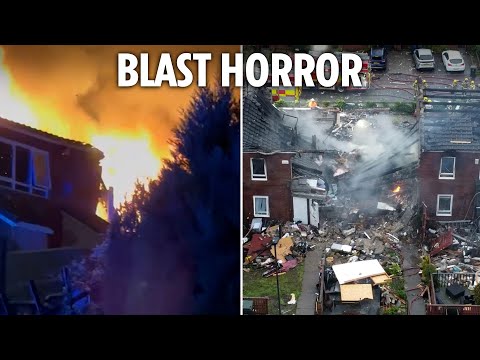 Image: ‘Explosion’ sparks huge fire which rips through multiple homes & leaves child in hospital (U)