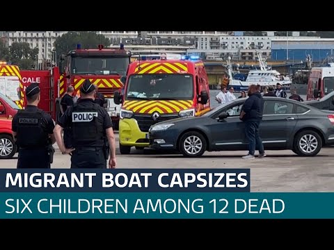 At least 12 migrants dead after boat capsizes in English Channel, French officials say | ITV News