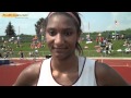 Interview with Nyki Caldwell of Dexter H.S. - 2011 MHSAA LP Finals Girls High Jump Champion