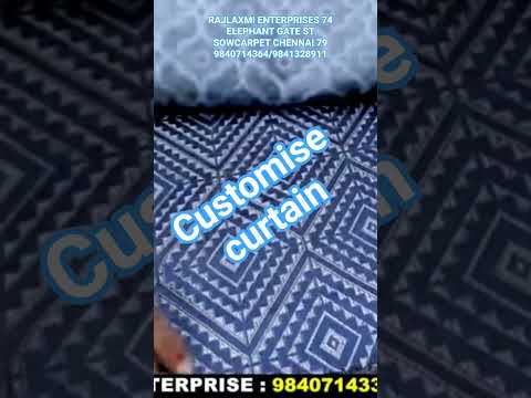 #customizedcurtains  Shop at sowcarpet Chennai #carpet #sofa #curtains #comforter #viralvideo #sofa