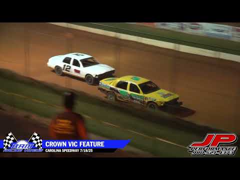 Crown Vic Feature - Carolina Speedway 7/18/25 - dirt track racing video image