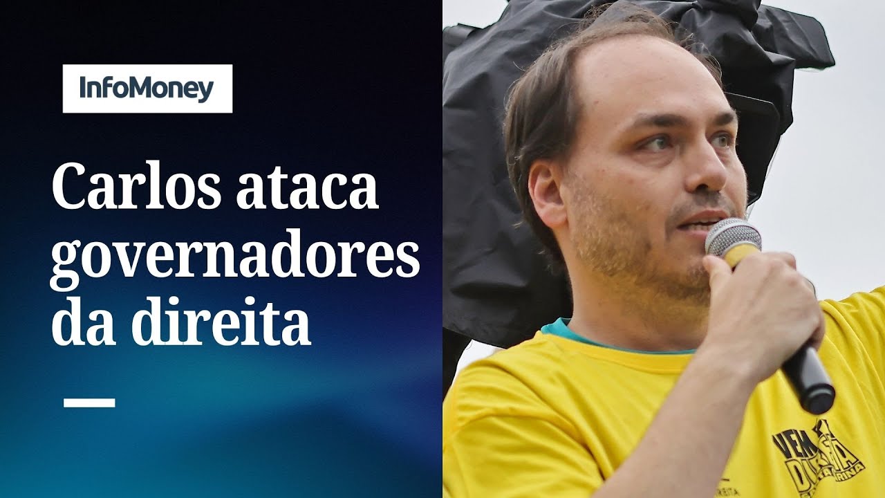 Crise na direita Carlos Bolsonaro chama governadores de ratos e oportunista | InfoMoney News