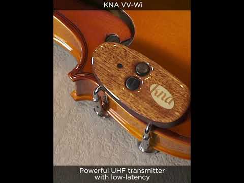 KNA VV-Wi wireless violin/viola pickup - Natural sound, freed from the 