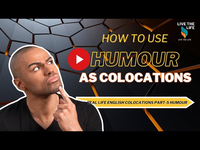 Welcome to Live The Life!
In this educational video, “Real Life English Collocations Part-5: Humour,” we dive deep into how the word humour is used in everyday English. Learn common English phrases like sense of humour, dark humour, dry humour, and how to use them confidently in conversations.

This video is perfect for English learners who want to improve fluency, build vocabulary, and sound more natural. We explain each collocation with simple examples and real-life situations. Whether you’re preparing for exams, interviews, or just everyday chats, mastering these humour-related collocations will boost your English skills.

Subscribe to Live The Life for more practical English lessons, motivational tips, and life-improving content. Improve your English, enrich your language, and have fun learning with us!

Background Used
https://www.youtube.com/watch?v=-3HFs3Qu7Mc&list=PL4jjgxHdfmYabCPLJQCRwOw4oZ0TXuz1k&index=49

Background Music
Creative Commons — Attribution 3.0 Unported  — CC BY 3.0 
Music promoted by Copyright Free Music - Background Music For Videos 👉    / @podcastbackgroundmusic