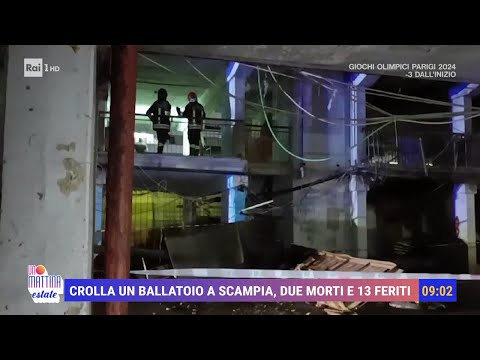 Crolla un ballatoio a Scampia: 2 morti e 13 feriti - Unomattina estate 23/07/2024