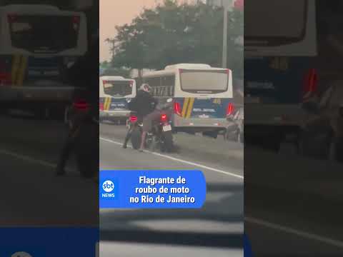 Flagrante de roubo de moto no Rio de Janeiro #riodejaneiro