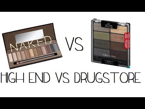 Drugstore VS High End | Makeup | RawBeautyKristi - UCOtoxvHLKrIlWbt4MRBWfbQ