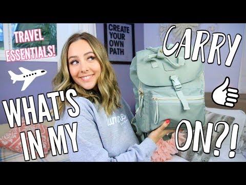 What's In My Carry On? + Travel Essentials! - UCsWQWXOPongqZJM5D3B_oRQ