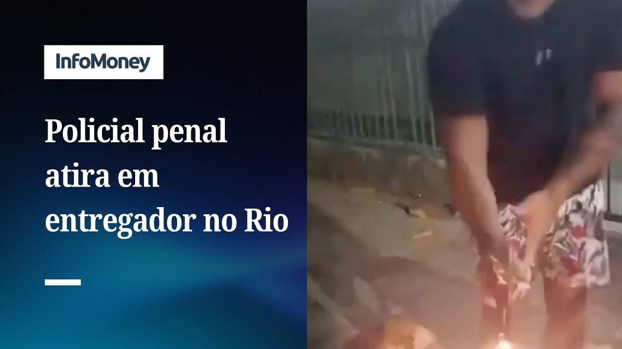 Discussão em condomínio termina com policial penal baleando entregador no Rio
