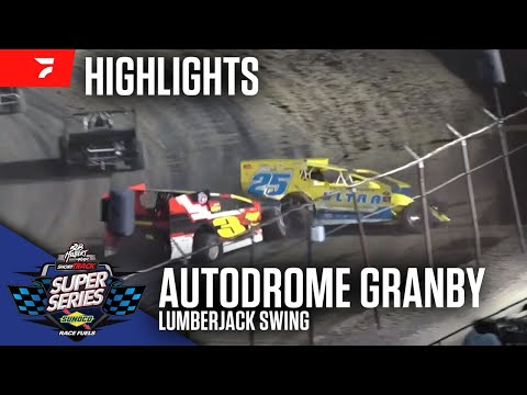 Lumberjack Swing | Short Track Super Series at Autodrome Granby 7/22/25 | Highlights - dirt track racing video image