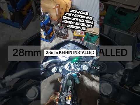 28mm keihin installed #carburetor #keihincarburetor