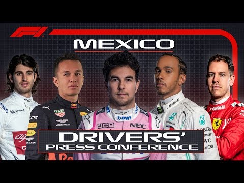 2019 Mexican Grand Prix: Pre-Race Press Conference