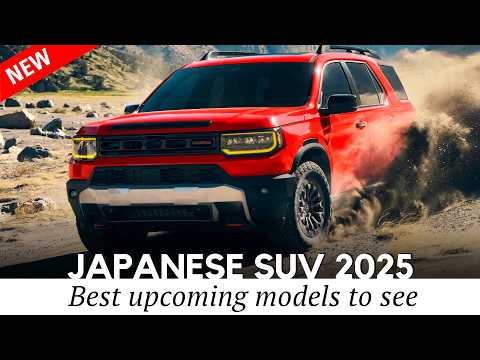 10 New Japanese SUVs Backing up Famed Reliability with Modern Designs for 2025-2026