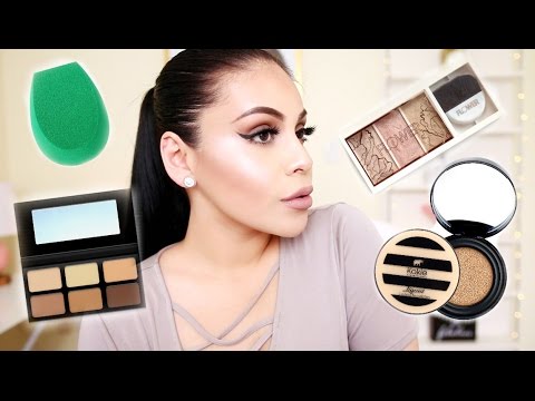 FULL FACE OF DRUGSTORE FIRST IMPRESSIONS 2017: KOKIE COSMETICS! | JuicyJas - UCqTR5f7YkGro3cPv23SqcqQ