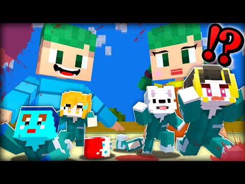 動いたら死ぬ!超怖い「デスゲーム」に参加して生き残るマインクラフト『さんどゲーム』【まいくら・Minecraft】よろずや🍭 × けなそゆ&けなたろう🍌