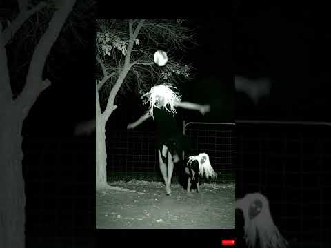 Night-Vision Volleyball: Ghostly Figures Caught on Infrared Camera (Halloween Horror Short)
