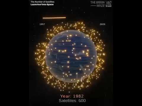 The number of satellite into the space💀 #theothersideofmakebelieve #diwaligreetings