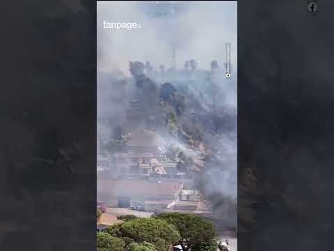 Incendio via di Casal Lumbroso: odore di bruciato e fumo su Hydromania