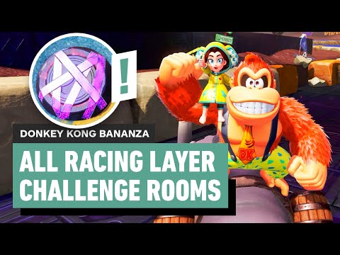 Donkey Kong Bananza: All Racing Layer Challenge Rooms | Locations and Solutions