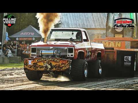 Truck Pulling 2026: 3.6 Diesel Trucks pulling at St-Agapit Québec ASTTQ Night 2