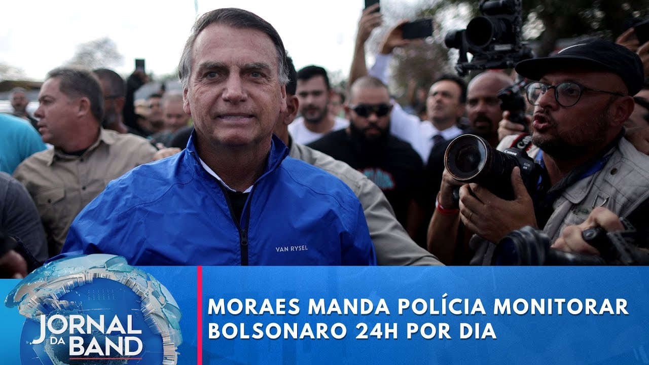 Moraes manda monitorar Bolsonaro 24h por dia