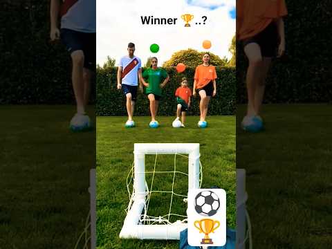 Which colour is winner 🏆..? |entertainment #football #soccer #celine #usa #challenge #tiktok #shorts