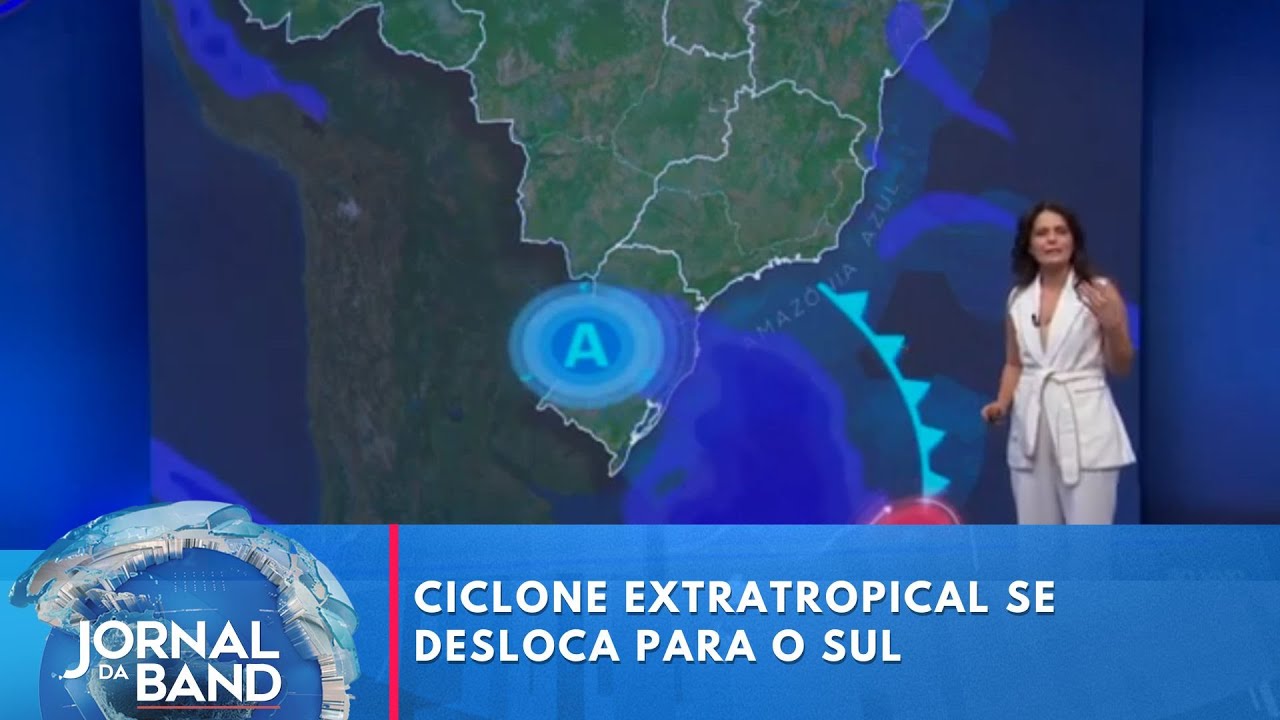 Frente fria e ciclone extratropical se desloca para o Sul | Jornal da Band
