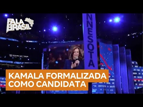 Eleições nos Estados Unidos: Kamala Harris é formalmente nomeada candidata